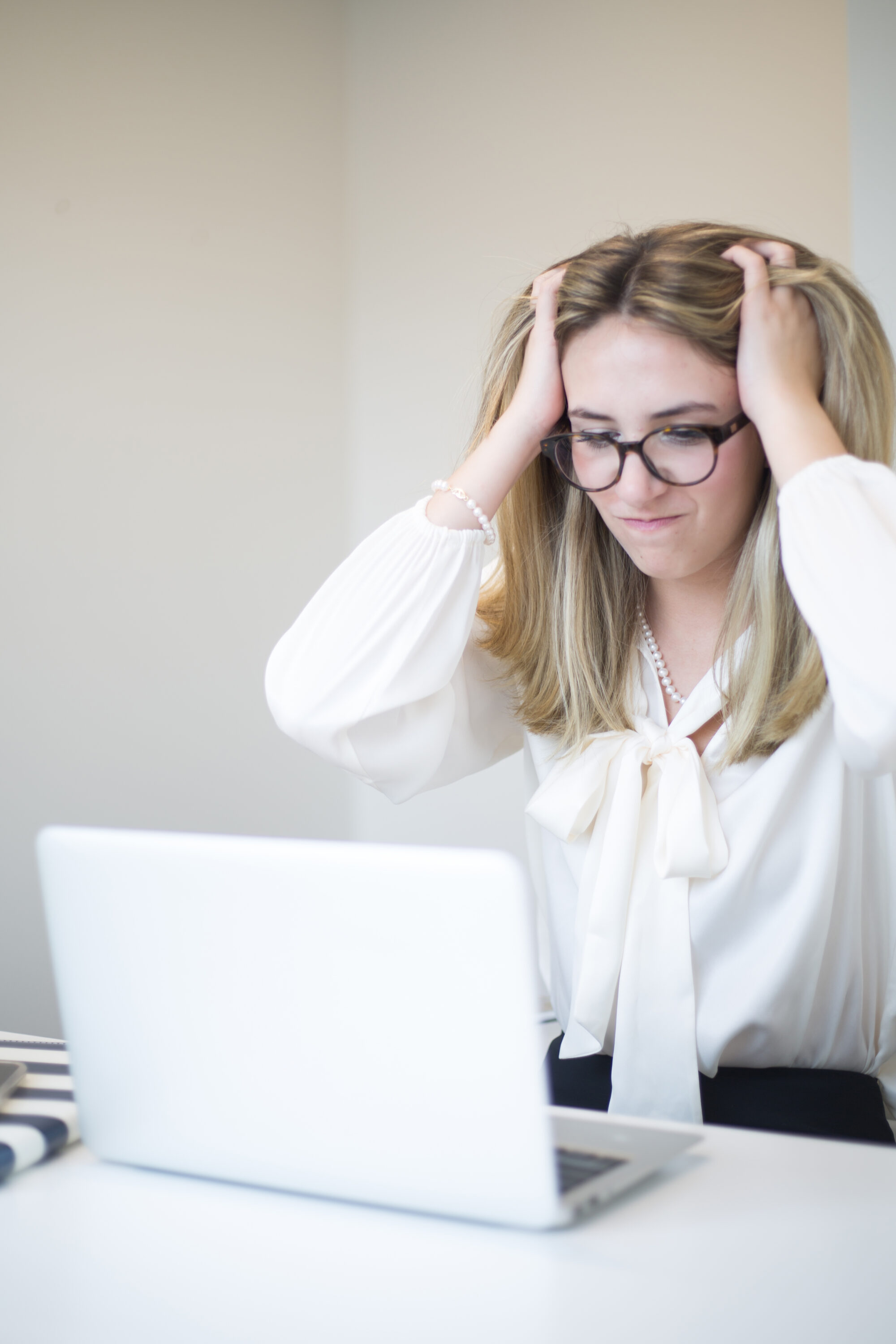 Frustrated Office Worker Free Stock Picture