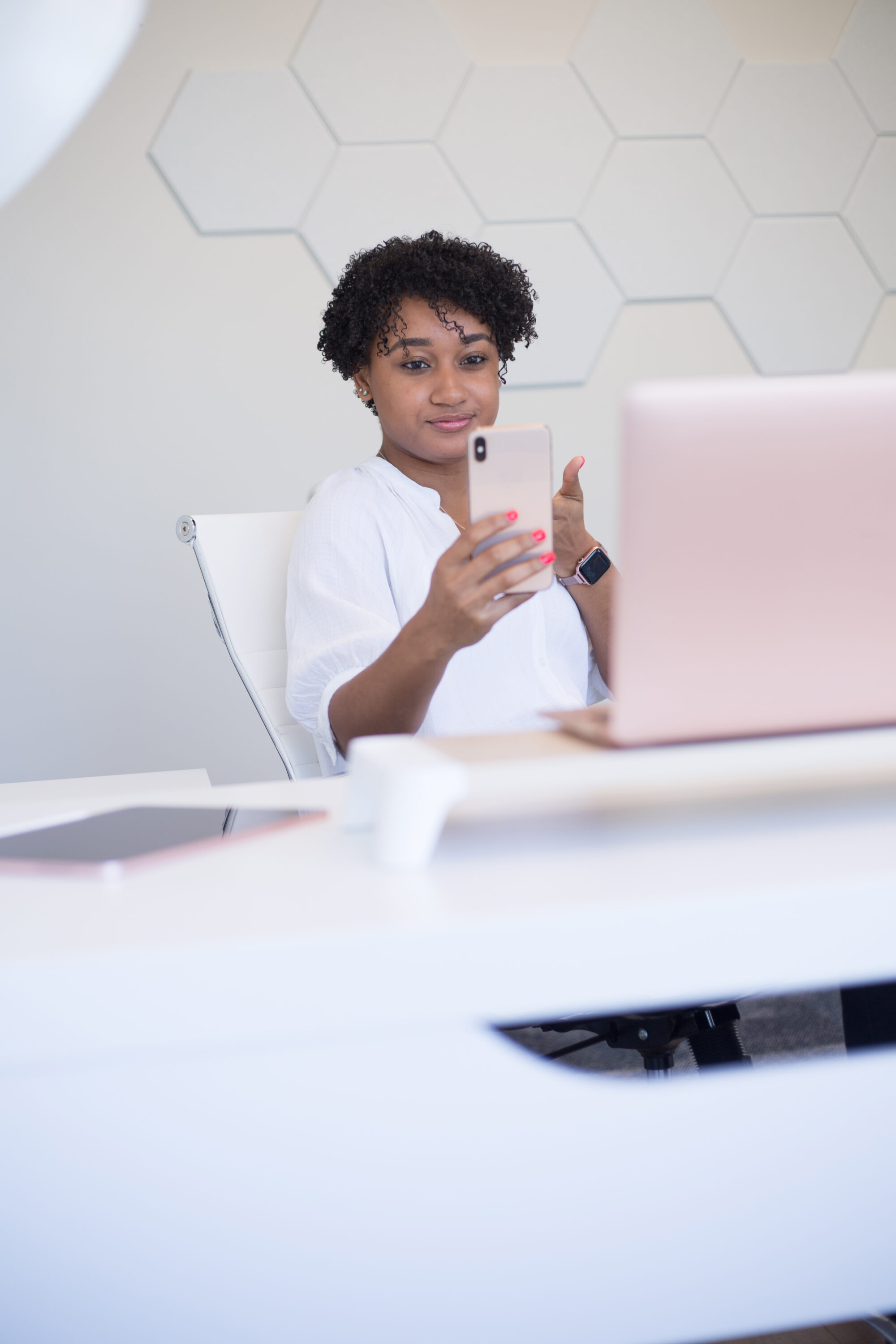 Woman Working Laptop Free Stock Picture